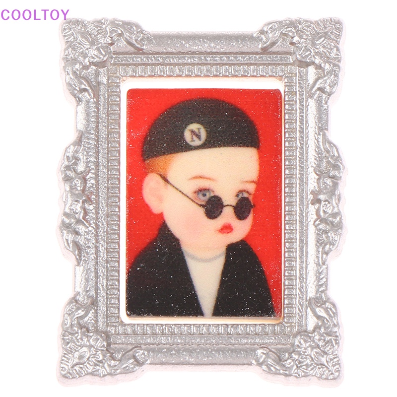 Khung Ảnh Mini Tỉ Lệ 1 / 12 Trang Trí Nhà Búp Bê