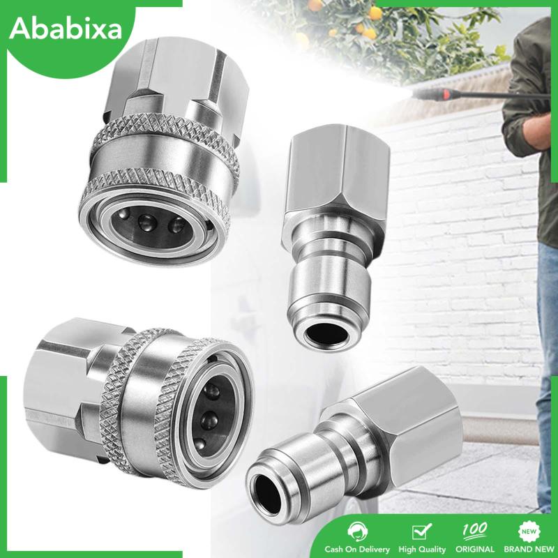 Bộ Đầu Nối Chuyển Đổi Áp Suất Nhanh Sang 3 / 8 '' Chuyên Dụng Cho Máy Rửa Xe Hơi