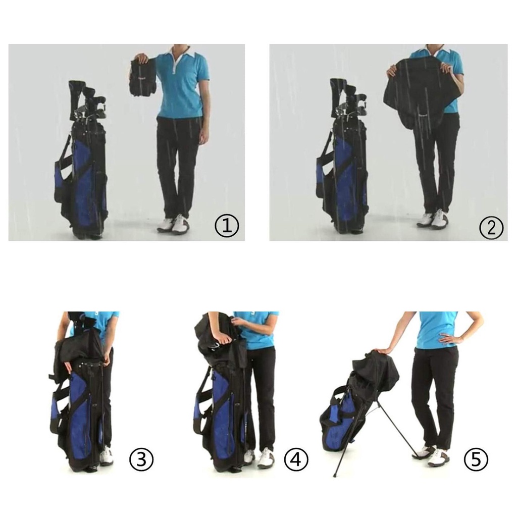 Vỏ Bọc Gậy Đánh Golf Du Lịch Chống Thấm Nước Gấp Gọn Siêu Bền