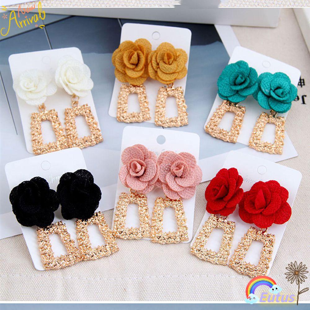 Khuyên Tai Nhiều Lớp Cá Tính Cho Nữ|Thiết Kế đơn giản Hợp Thời Trang.Bông Tai Đinh Tán Hình Chữ Nhật