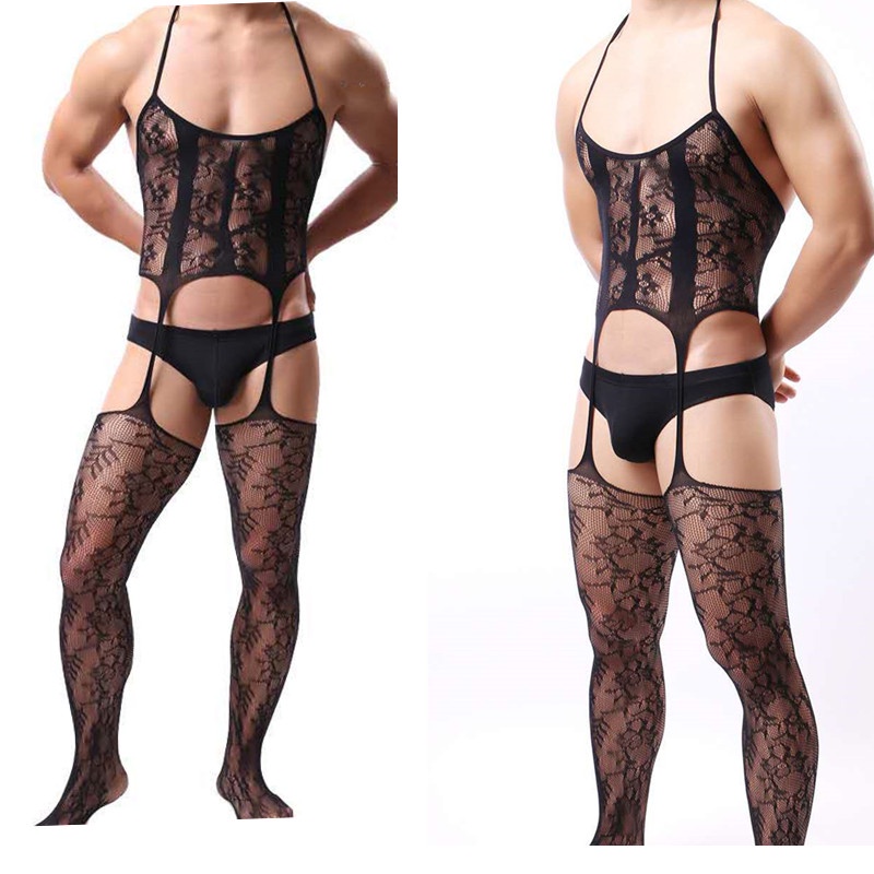 Tất Body Xuyên Thấu Hở Đáy Quyến Rũ Cho Nam