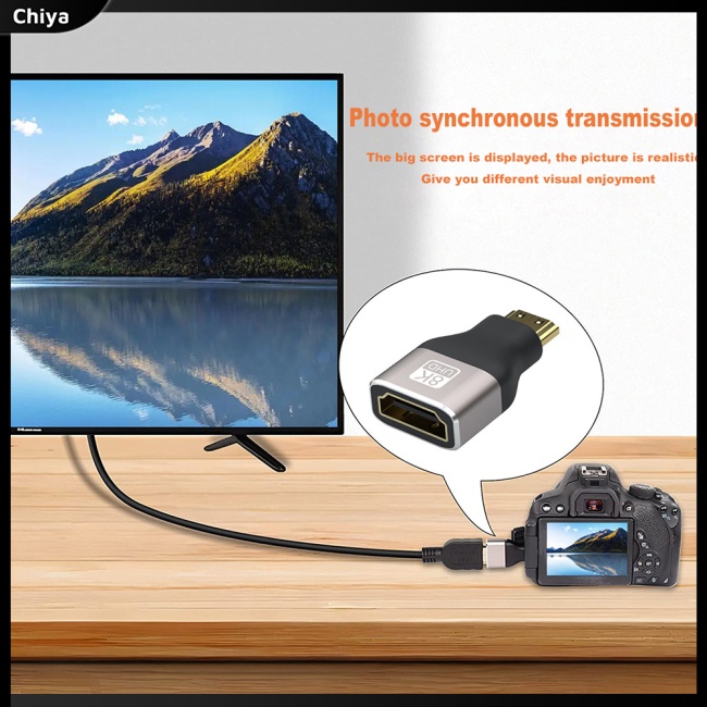 Đầu Chuyển Đổi Tiêu Chuẩn Mini Tương Thích Với Forhdmi 8k 60hz 2.1
