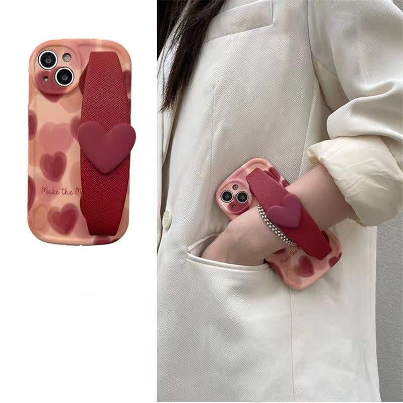 Ốp Điện Thoại Họa Tiết Trái Tim Cho iPhone14 14promax 14pro 14plus 13 13promax 13pro 12 12promax 12pro 11 x / xs xr 7plus