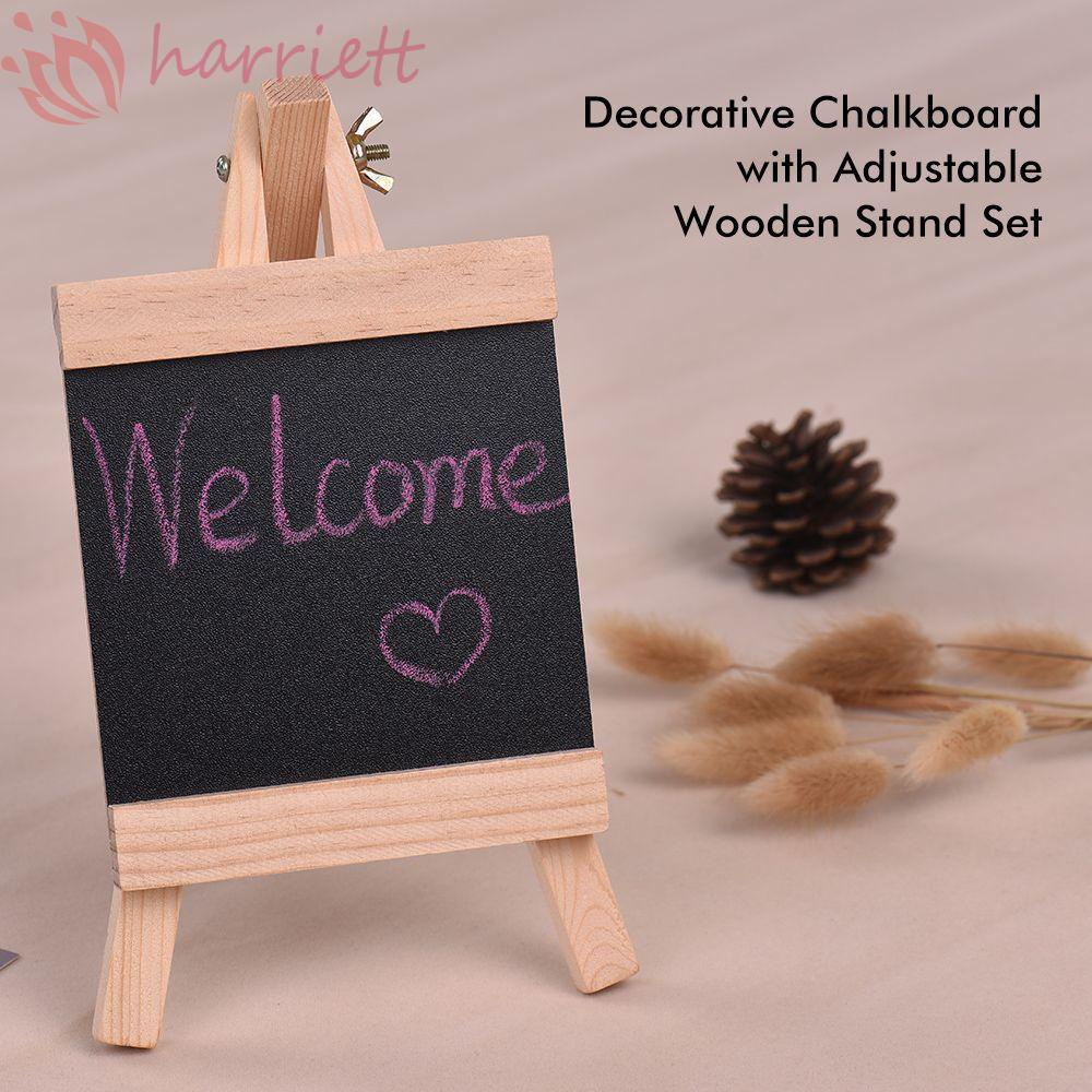 Bảng Đen Viết Lời Nhắn Bằng Gỗ Để Bàn Có Thể Gấp Gọn Cho Bé