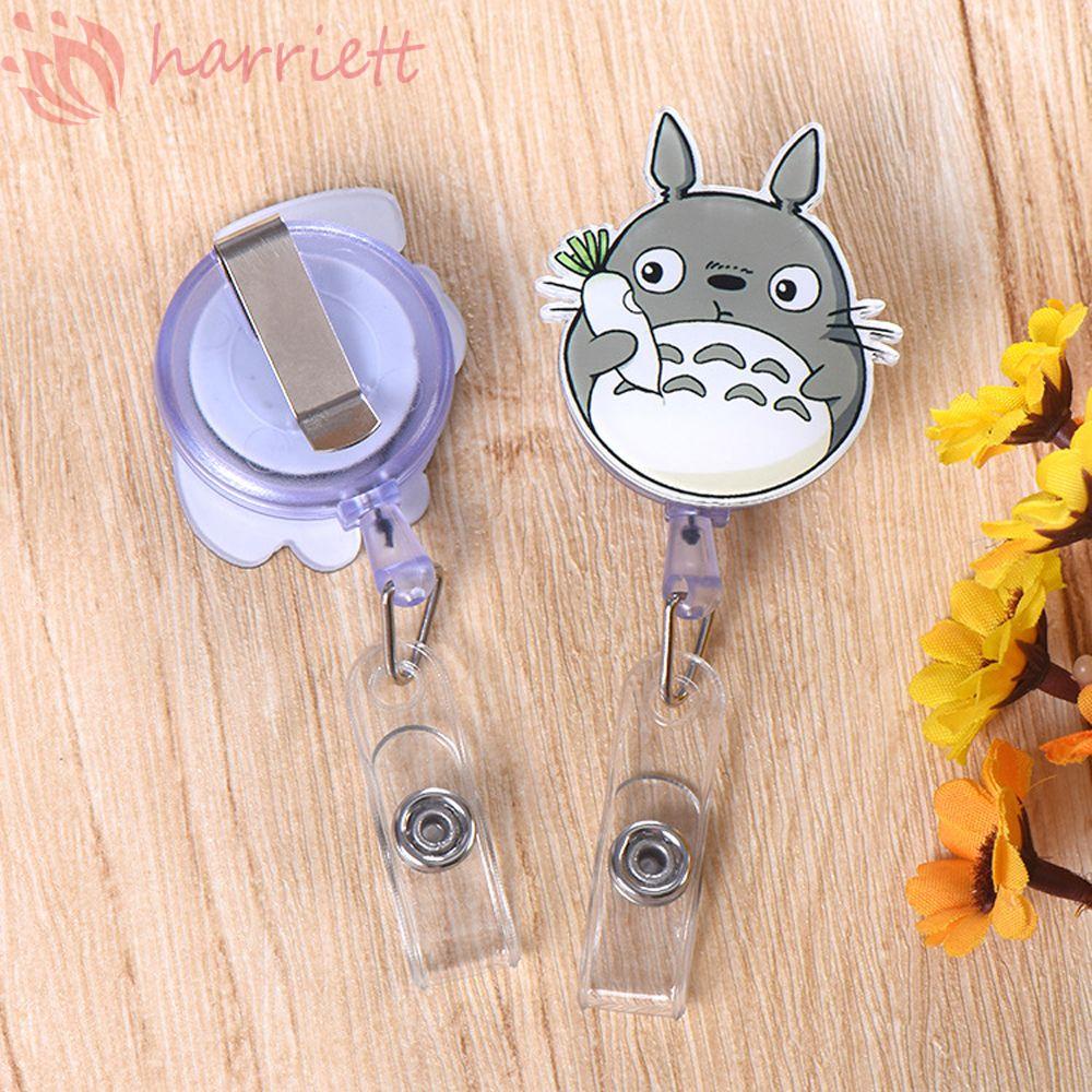 Kẹp Giữ Thẻ ID / Thẻ ID Hình Anime Kawaii Có Thể Thu Gọn Cho Học Sinh / Y Tá
