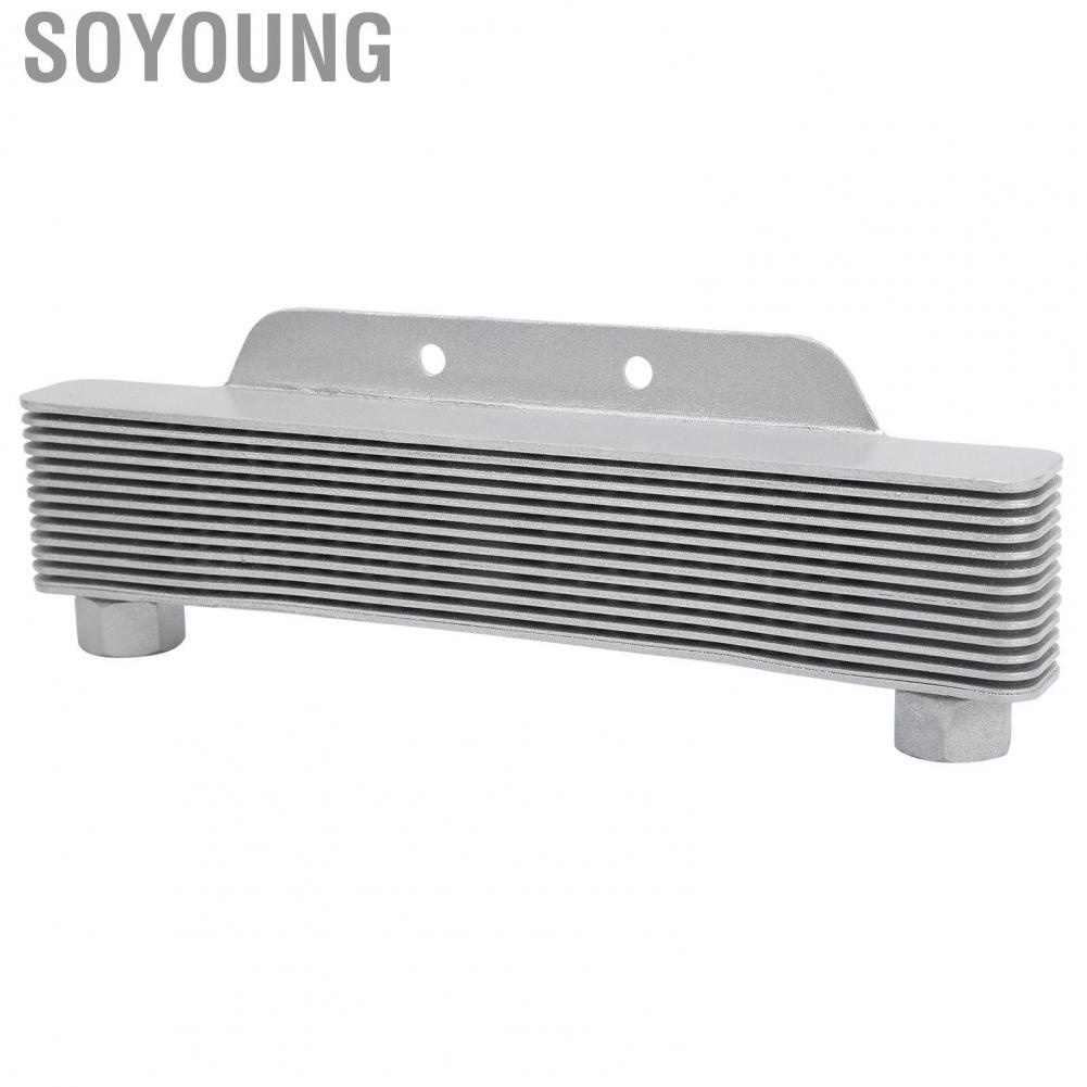 Soyoung Thermostat Housing Cover auto  heater 13 Rows Engine Oil Cooler Cooling Universal for 125CC-250CC