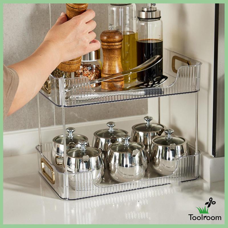 Giá Đựng Đồ Trang Sức / Mỹ Phẩm Để Bàn Màu Xanh Lá