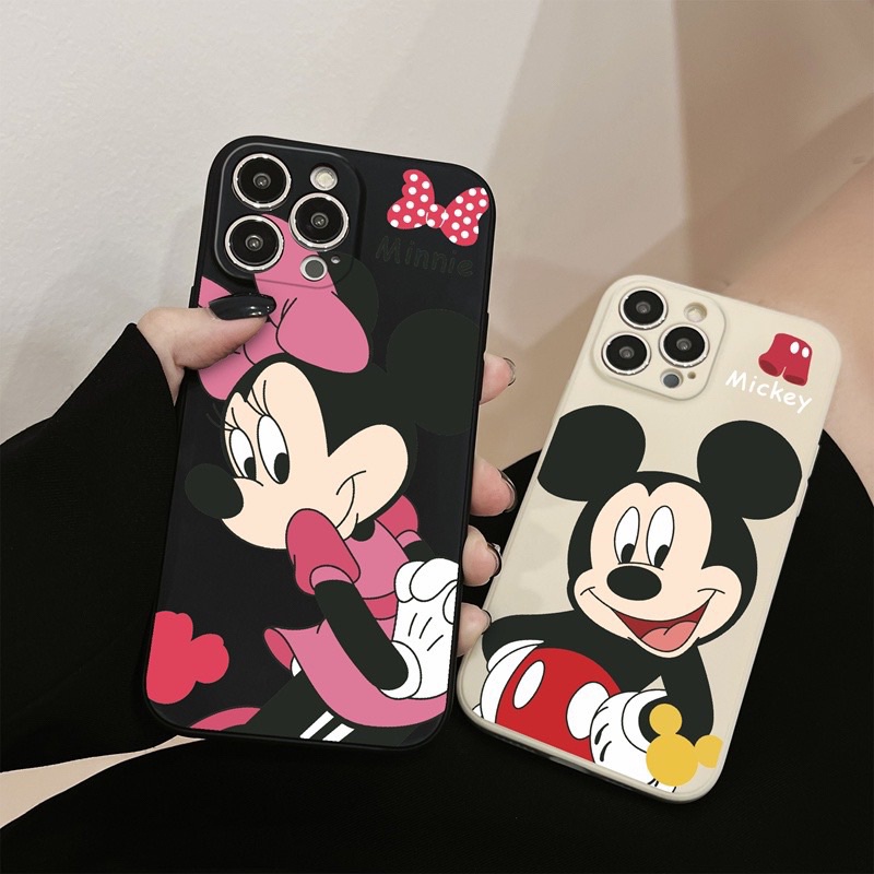Ốp cạnh vuông giả ip14 hình mickey  X,Xs,Xsmax,7Plus,8Plus/xr/11promax/12promax/11/11pro /14promax