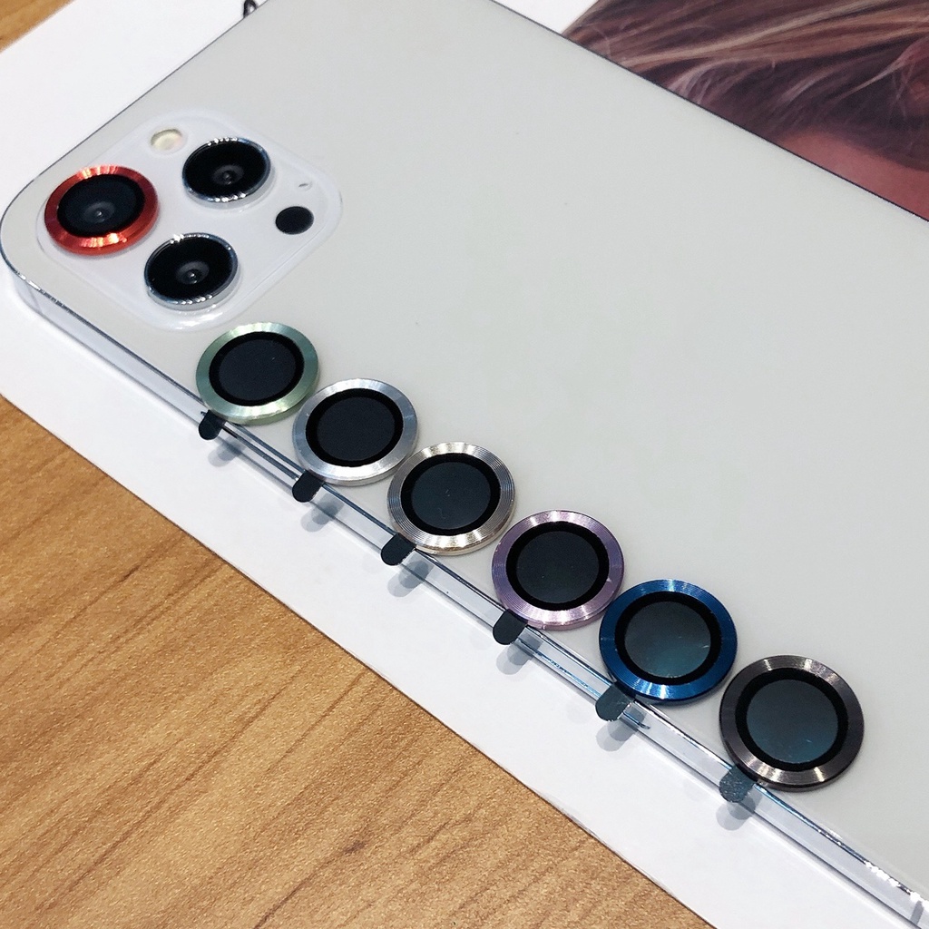 Miếng Dán Bảo Vệ camera Cho Điện Thoại iPhone 15 Plus 11 12 13 14 Pro Max