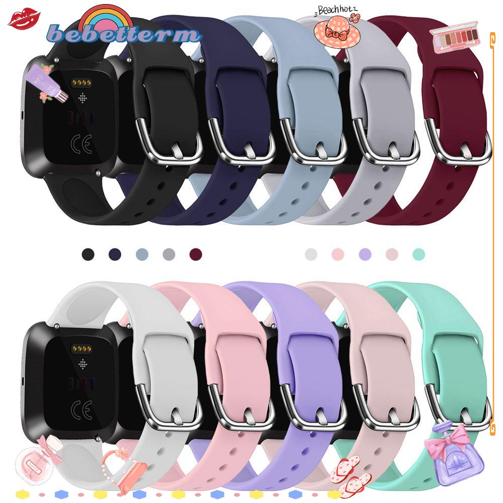 Dây Đeo Thay Thế Bằng Silicone Mềm Cho Đồng Hồ Fitbit Versa 2 1 Lite