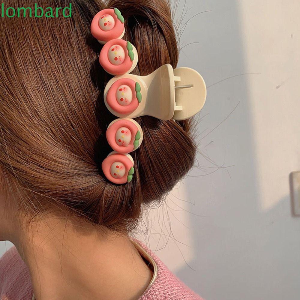 Kẹp Tóc Đuôi Ngựa Màu Hồng Cá Tính Dễ Thương Cho Nữ