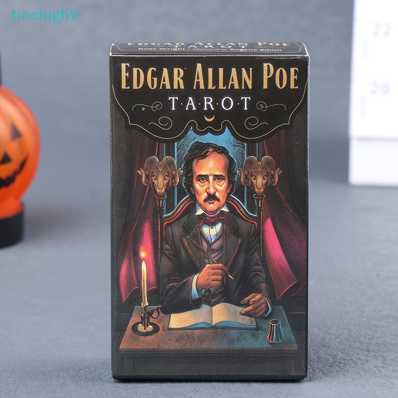 Bộ Bài Tarot Để Bàn Sáng Tạo Và Thiết Thực Cho Bữa Tiệc Edgar Allan Poe Fortune Telling