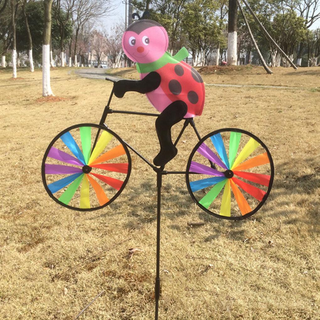 Chong Chóng Gió Đầy Màu Sắc Thú Vị Trang Trí Sân Vườn DIY