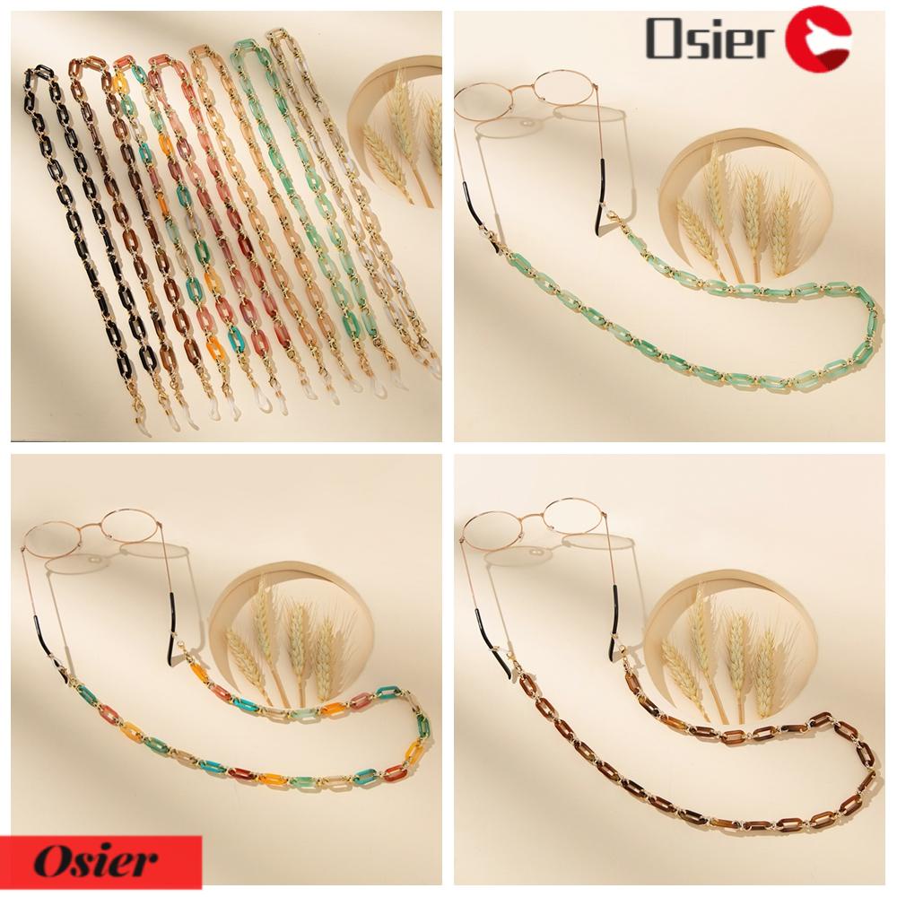 Chuỗi Dây Đeo Mắt Kính Acrylic Resin Kim Loại Chống Trượt Đa Năng 1