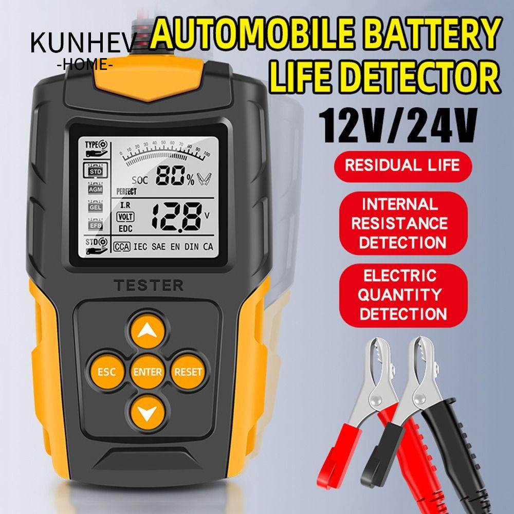 KUNHEV Dụng Cụ Kiểm Tra Pin Cho Xe Hơi / Xe Tải / Tàu Thuyền