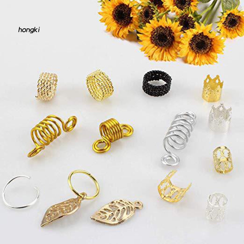 Bộ 200 Kẹp Tạo Kiểu Tóc Dreadlock Mini Cho Nữ