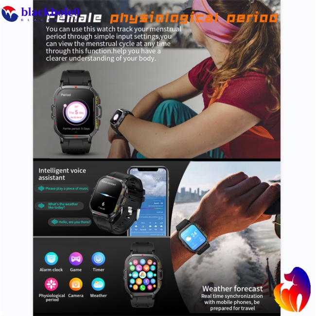 Đồng Hồ Đeo Tay Thông Minh Bluetooth Chống Thấm Nước Có Chức Năng Gọi Điện Theo Dõi Sức Khỏe Cho IOS