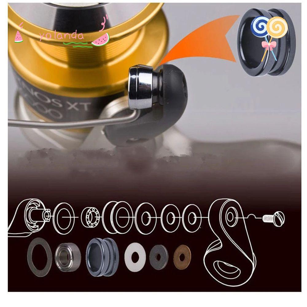 Guồng Quay Dây Câu Cá Bằng Gốm Sứ 3 Kích Cỡ Chất Lượng Cao