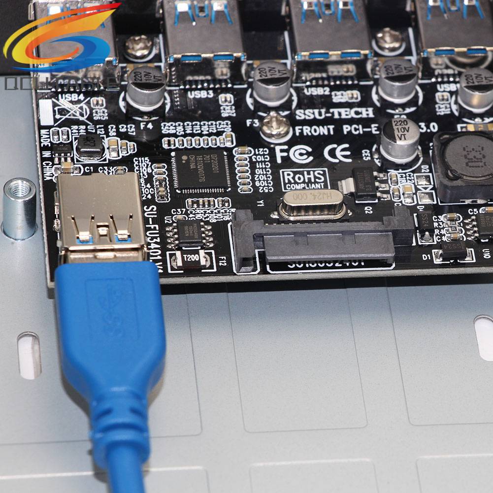 Thẻ Mở Rộng SSU FU3401 PCI-E Sang 4 Cổng USB 3.0 PCI Cho Máy Tính Bàn