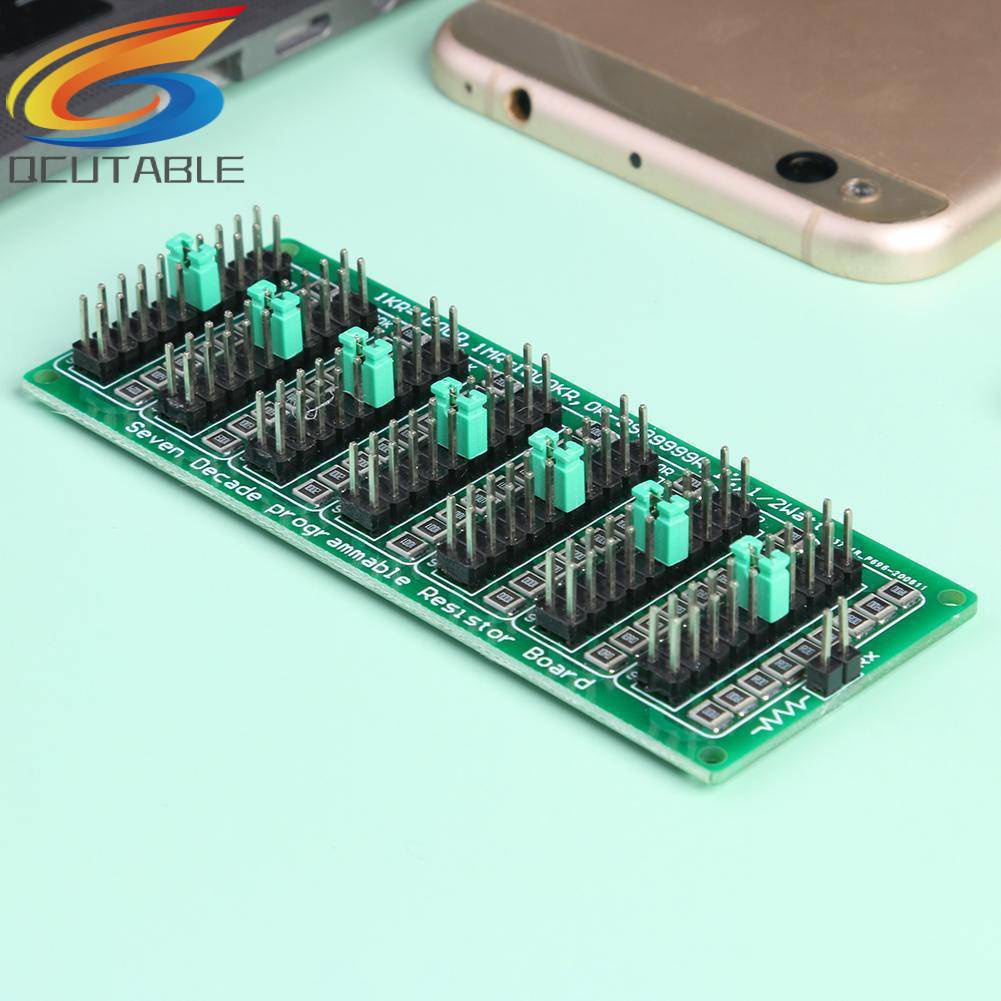 Bảng Mạch Điện Trở 7 Decade 1R-9999999Mô Đun Lập Trình R / 1R SMD Chuyên Dụng