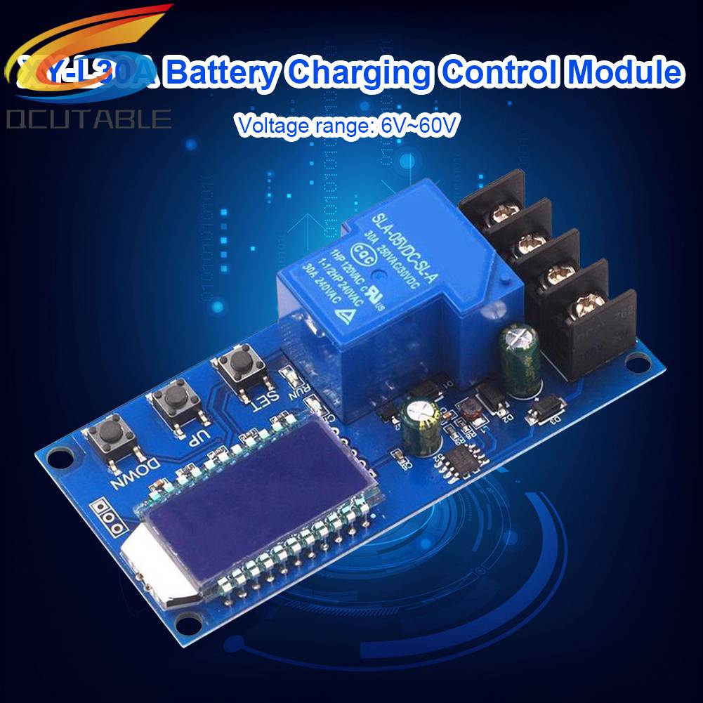Mô Đun Sạc Pin Lithium XY-L30A 30A 6-60V Kèm Màn Hình LCD