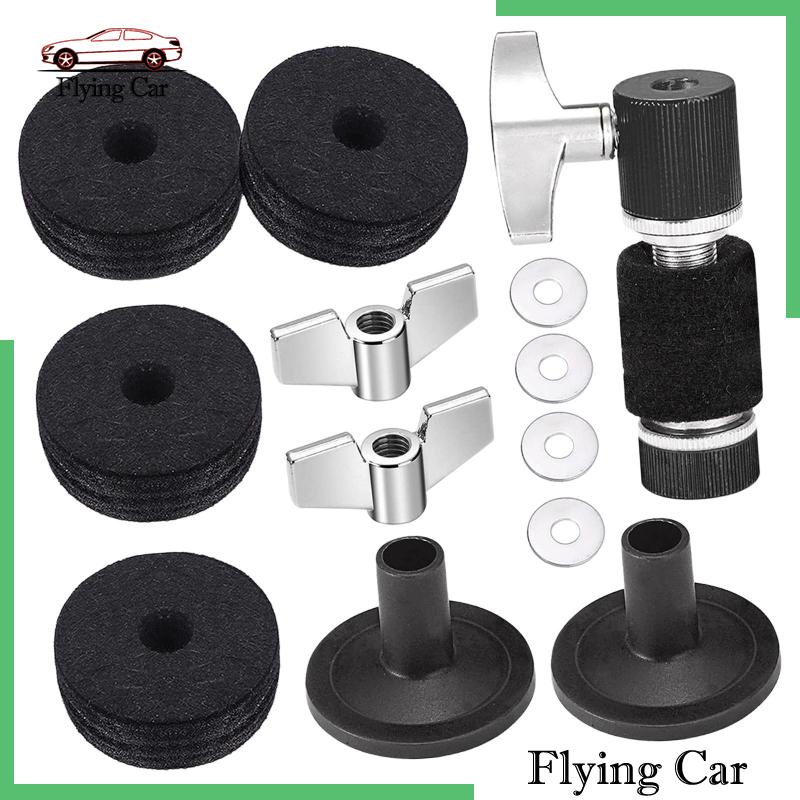 Set 13 Phụ Kiện Thay Thế Cho Tay Cầm Chống Rung Cymbal Có Đai Ốc Cánh Siêu Bền Lzdjfmy2