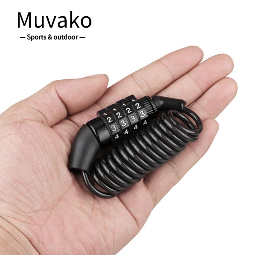 MUVAKO Khóa Xe Đạp Kết Hợp Mật Khẩu An Toàn Tiện Dụng