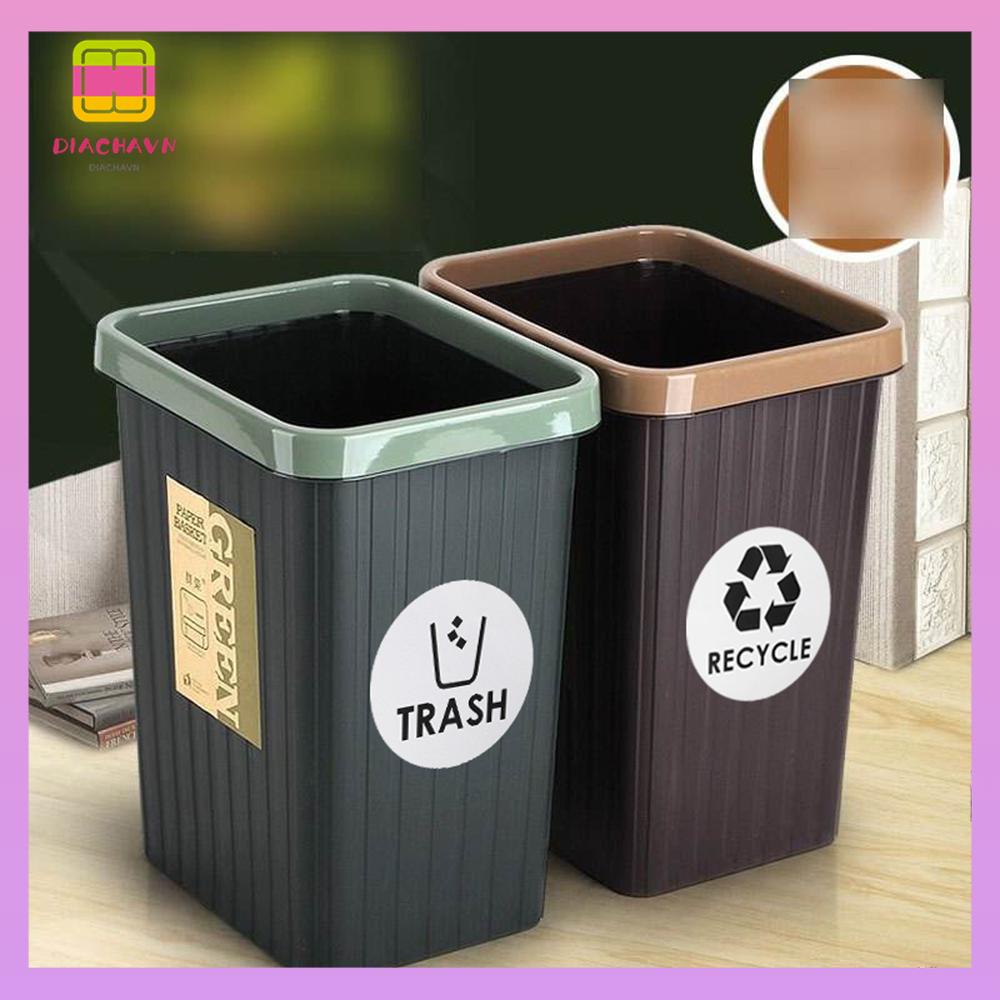 DIACHAVN Set 1 / 4 Miếng Dán Trang Trí Túi Rác Độc Đáo Mới