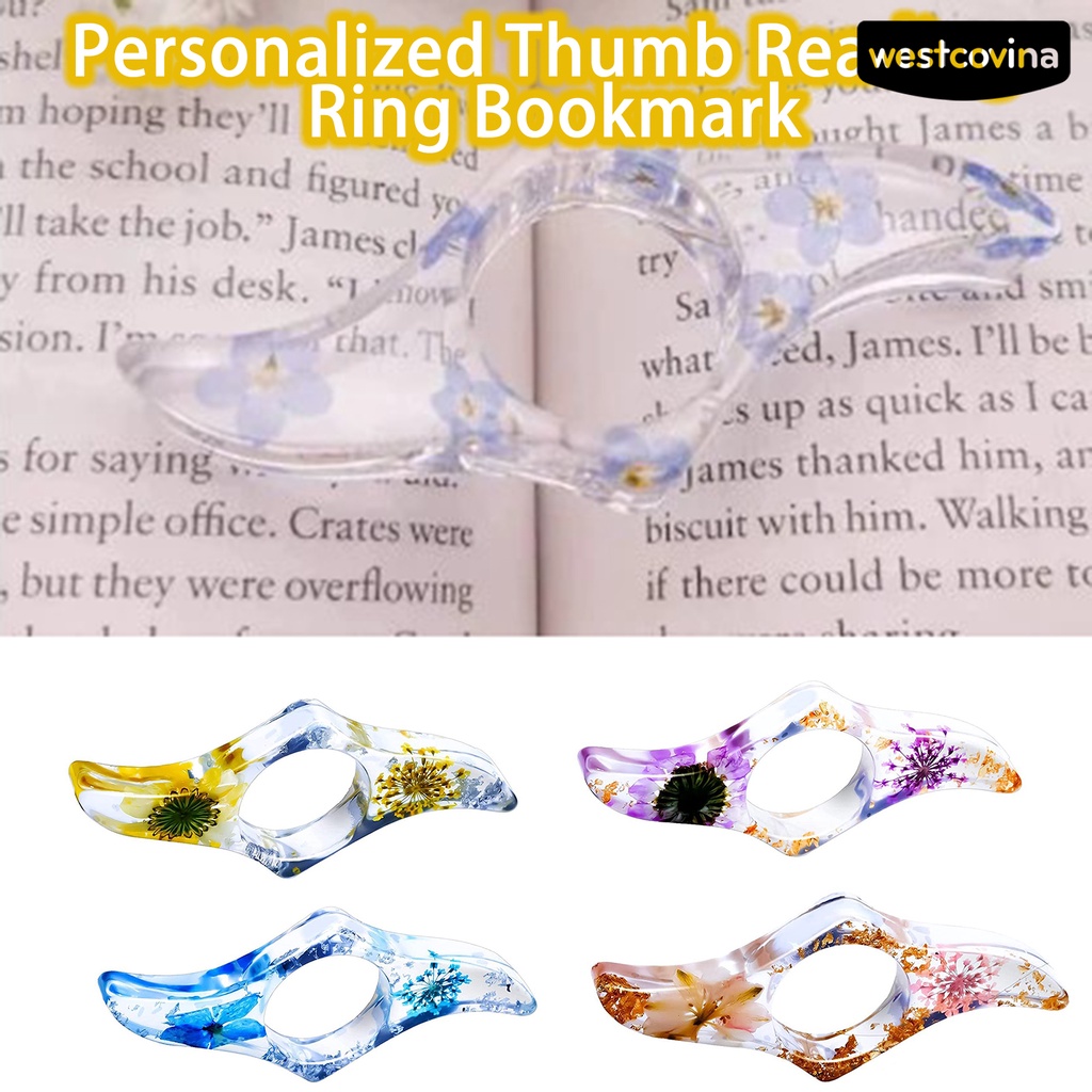 [WSTN] [WSTN]✎Giá Đỡ Sách Trong Suốt Họa Tiết Hoa Khô Tự Nhiên Viền Mịn Có Thể Tái Sử Dụng