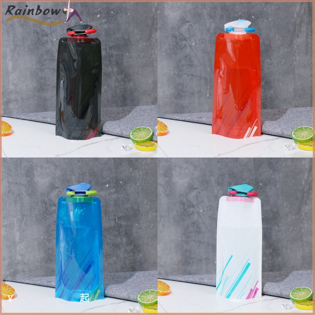 Set 8 Bình Nước 700ml Có Thể Tái Sử Dụng Kèm Nắp Vặn Chống Rò Rỉ Tiện Dụng