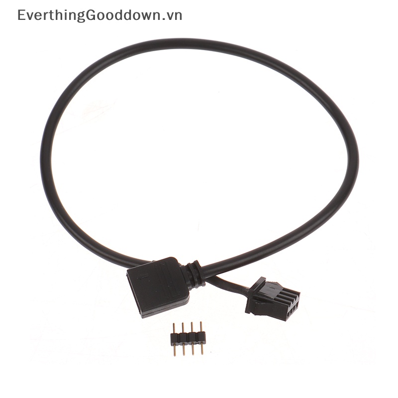 Everthinggood Cáp Chuyển Đổi RGB 5V 3Pin / 12V 4Pin RGB LED Strip Light Dài 30cm vn