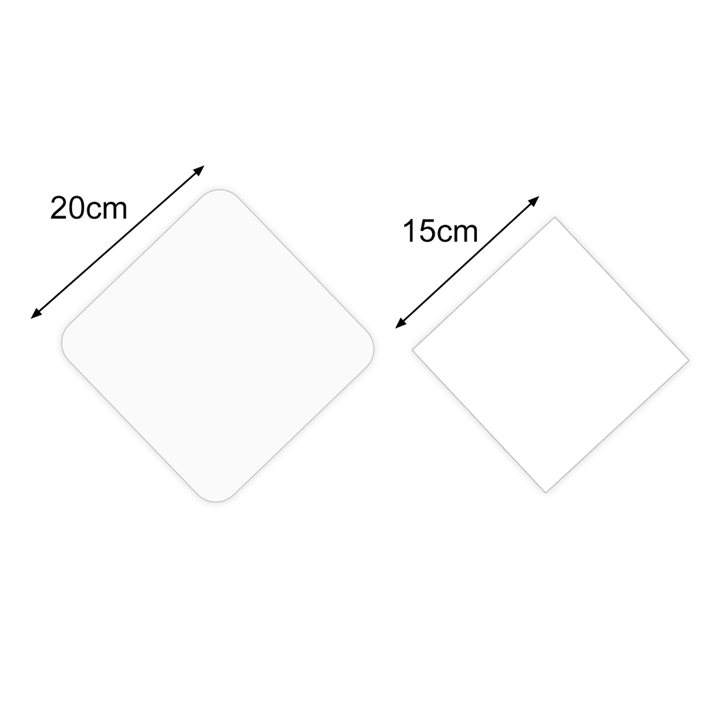 Bộ 9 Miếng Dán Tường Tráng Gương Bằng Acrylic Chống Mòn Có Thể Tháo Rời Cho Nhà Ở