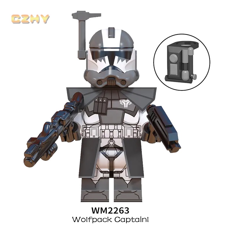 Mô Hình Lắp Ráp Nhân Vật Thuyền Trưởng Bộ Phim Star Wars Mini WM6128