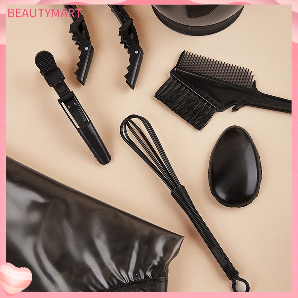 1 Bộ Dụng Cụ Nhuộm Tóc Bằng Silicone Chống Thấm Nước Kèm Nón Tai Tiện Lợi