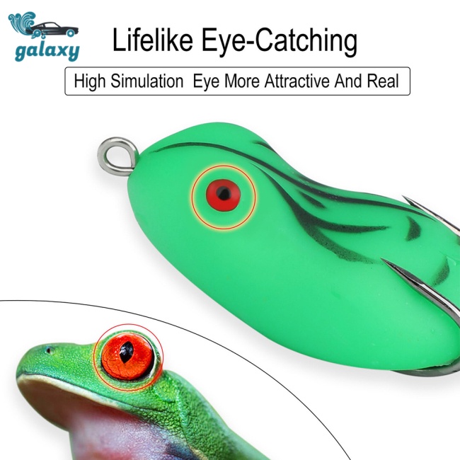 Galaxy Set 5 Mồi Giả Nhử Cá 8g / 14g Bằng Nhựa Mềm Gắn Kèm Móc Câu