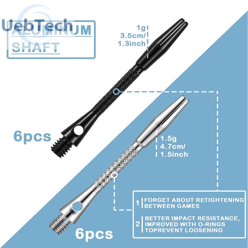 Set 12 Thanh Phi Tiêu Bằng Hợp Kim Nhôm Dùng Tập Thể Dục