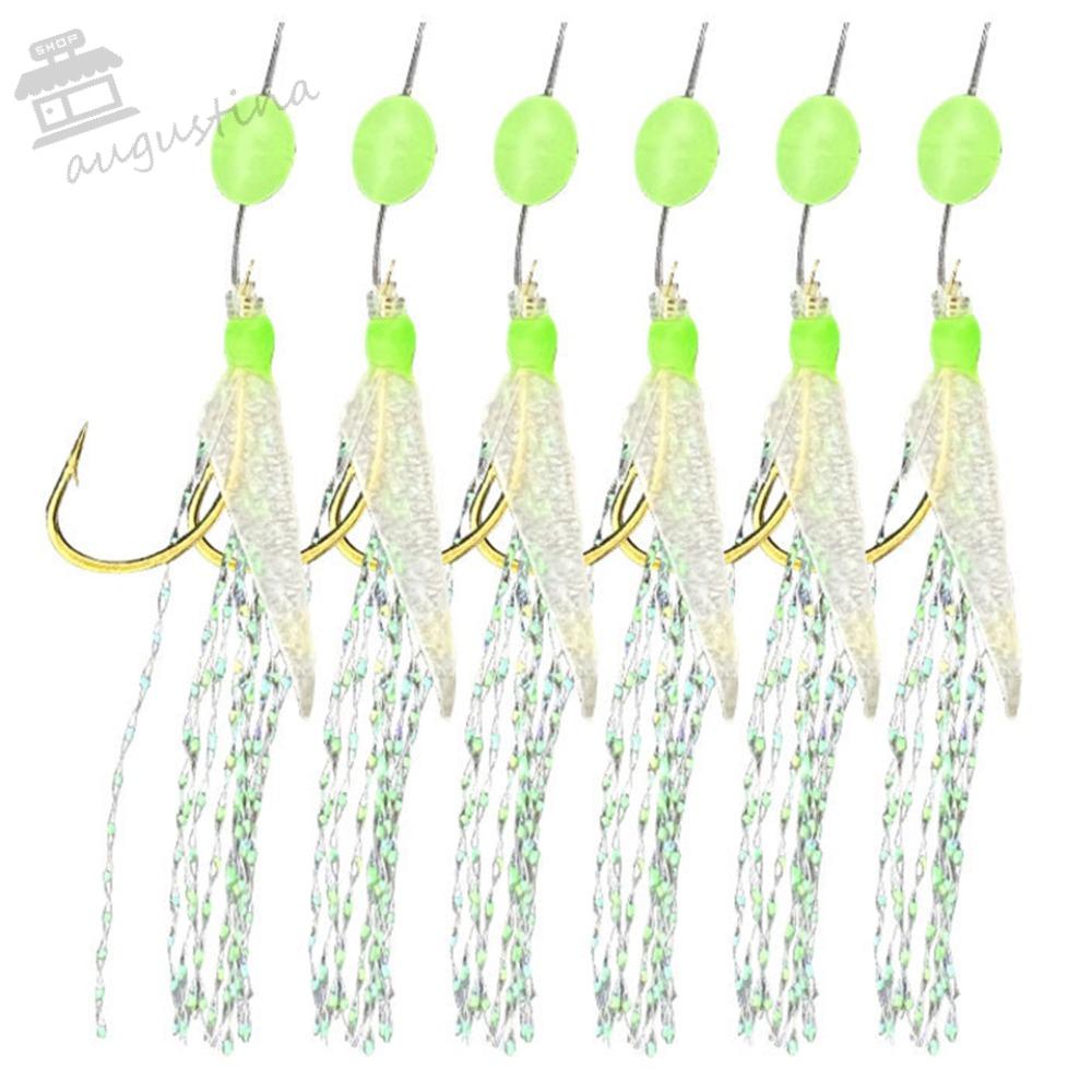 AUGUSTINA Mồi Câu Cá Giả Bằng Thép Carbon Phát Quang