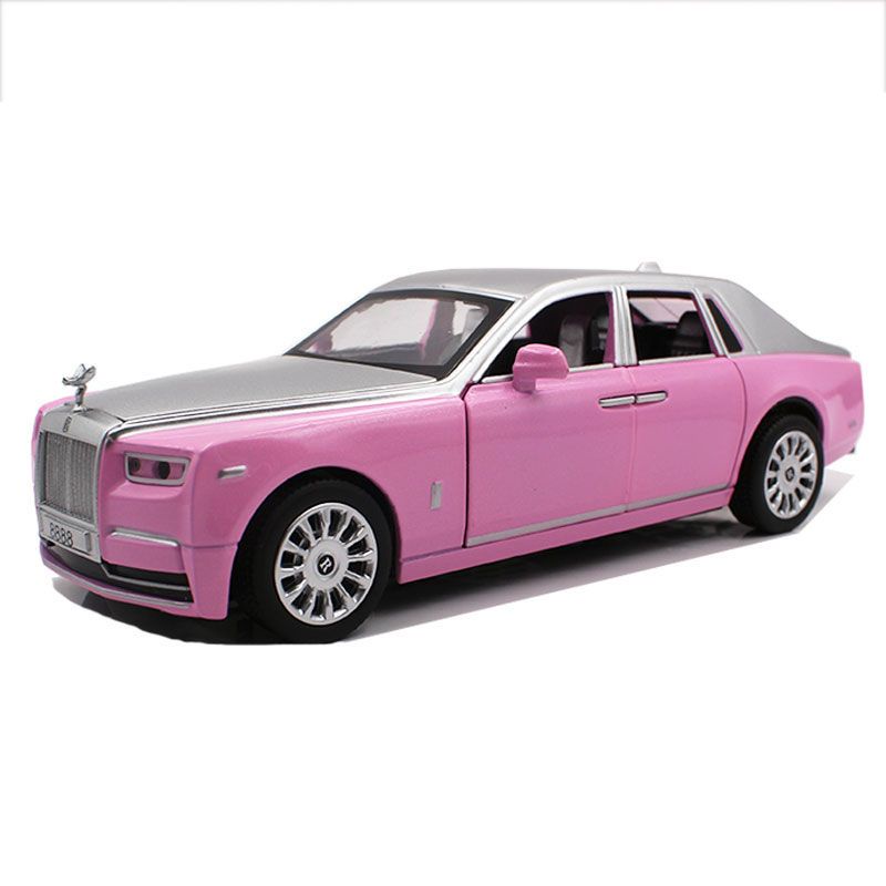 Mô Hình Xe Hơi Phantom Roll-Royce Phantom Bằng Hợp Kim Có Đèn Và Nhạc Độc Đáo Cho Bé Trai