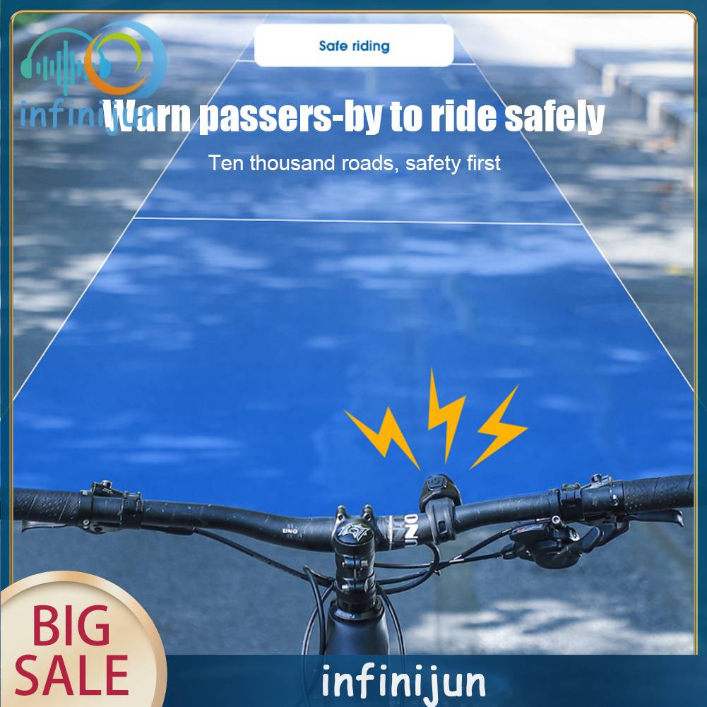 Chuông Điện Tử 80dB Gắn Tay Lái Xe Đạp Leo Núi