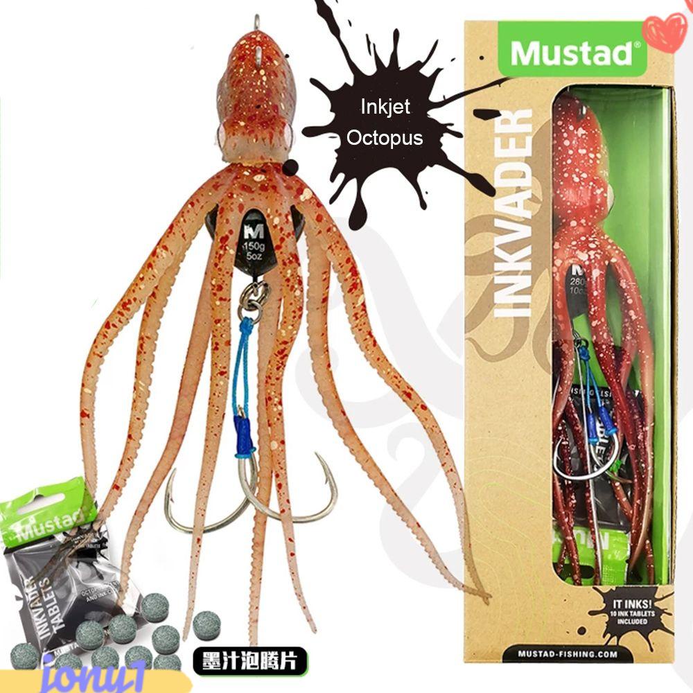 JONYE Mồi Câu Cá Giả Hình Bạch Tuộc Đuôi Dài Chất Lượng Cao