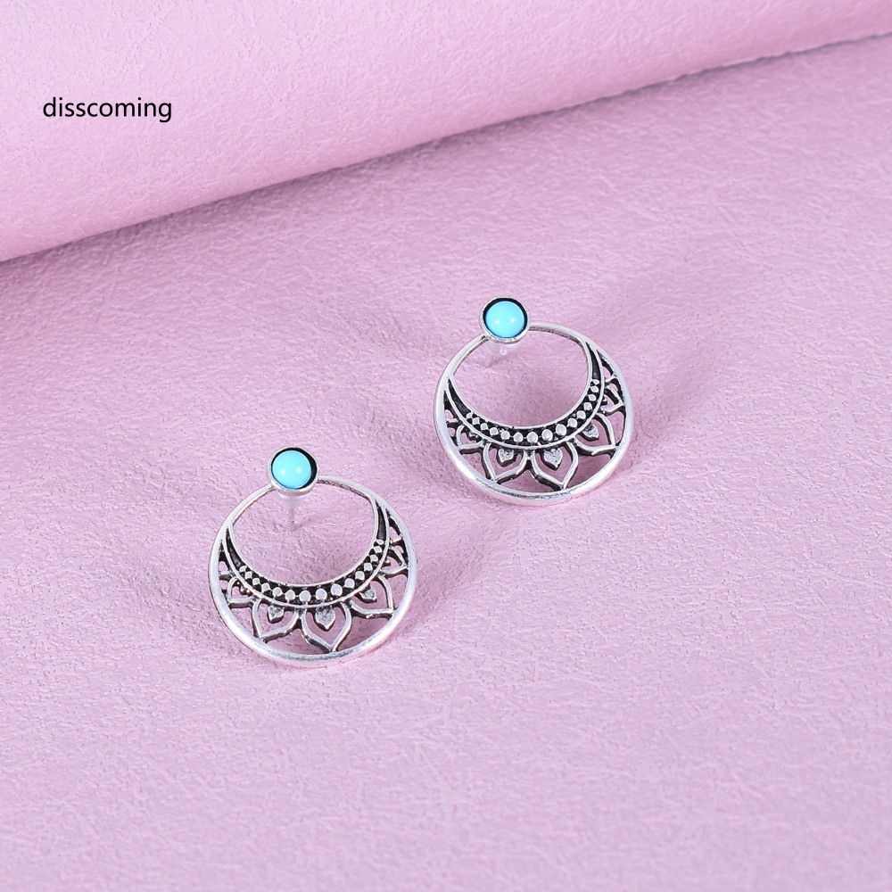 Áo Thun In Hình SL SL SL SL Thời Trang Cá Tính| Bông Tai Mạ Bạc Đính Ngọc Lam Phong Cách Âu Mỹ Cổ Điển Thời Trang Cho Nữ