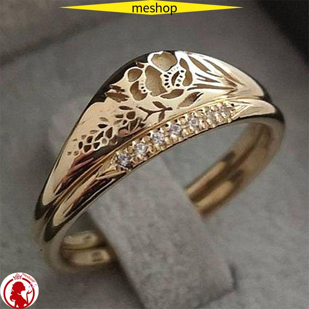 ME Nhẫn Cưới Hình Hoa Size 6-10