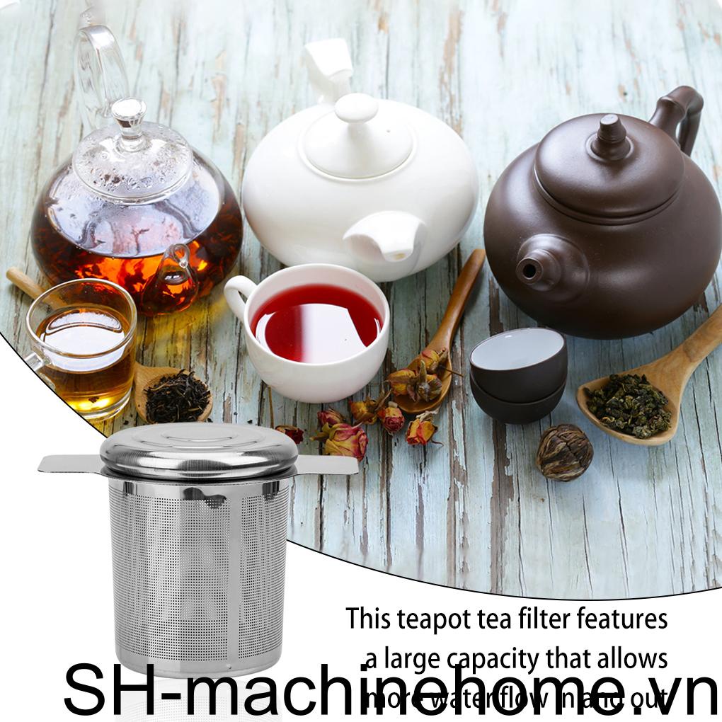 Dụng Cụ Lọc Trà / Cà Phê Tay Cầm Đôi Kèm Nắp Tiện Dụng