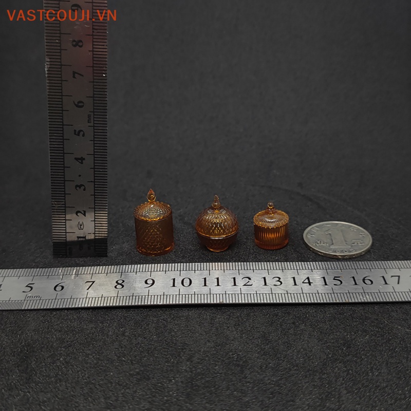 Mô Hình Hũ Kẹo / Thức Ăn Mini Bằng Silicon Độc Đáo Trang Trí Nhà Búp Bê