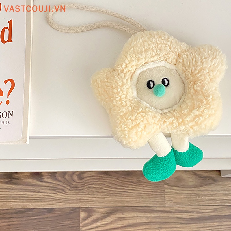 Móc Khóa Hình Búp Bê Nhồi Bông Mềm Mại Đáng Yêu