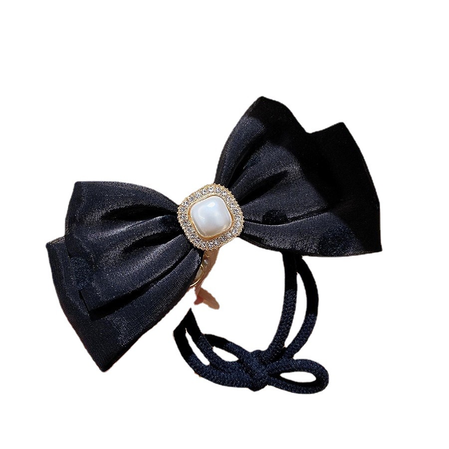 Dây Buộc Tóc Đuôi Ngựa Bằng Da Co Giãn Thời Trang 2023