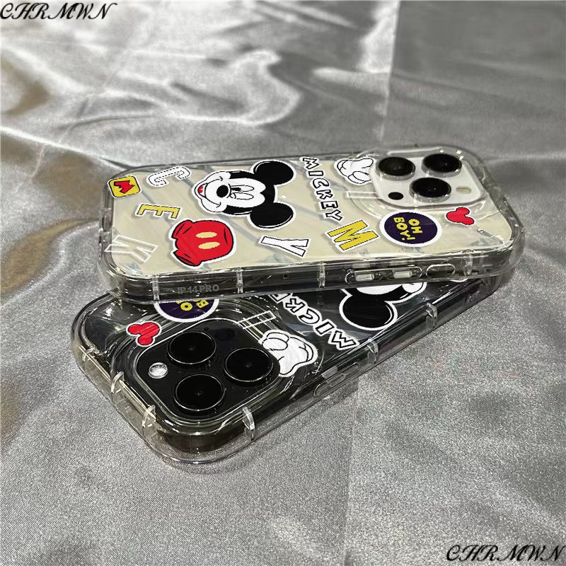 Ốp Điện Thoại Mềm Trong Suốt In Hình Mickey / sins13128 Dễ Thương Cho Iphone 14Promax 711 / / 8XIF