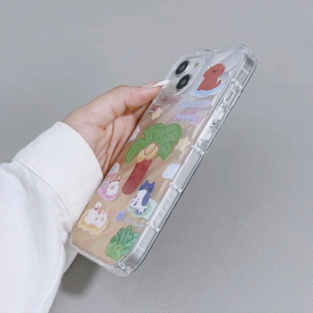 Ốp Điện Thoại Mềm Trong Suốt In Hình Cún Bơi Lội Dễ Thương Cho Iphone XR XiPhone12PRO147PLUS8 / Apple ADH5