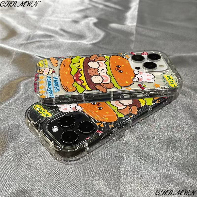 Ốp Điện Thoại Mềm Trong Suốt In Hình Thỏ Bánh Quy Cho Iphone 14Promax 1312 / 11 7 / 8plus xr / XSUG