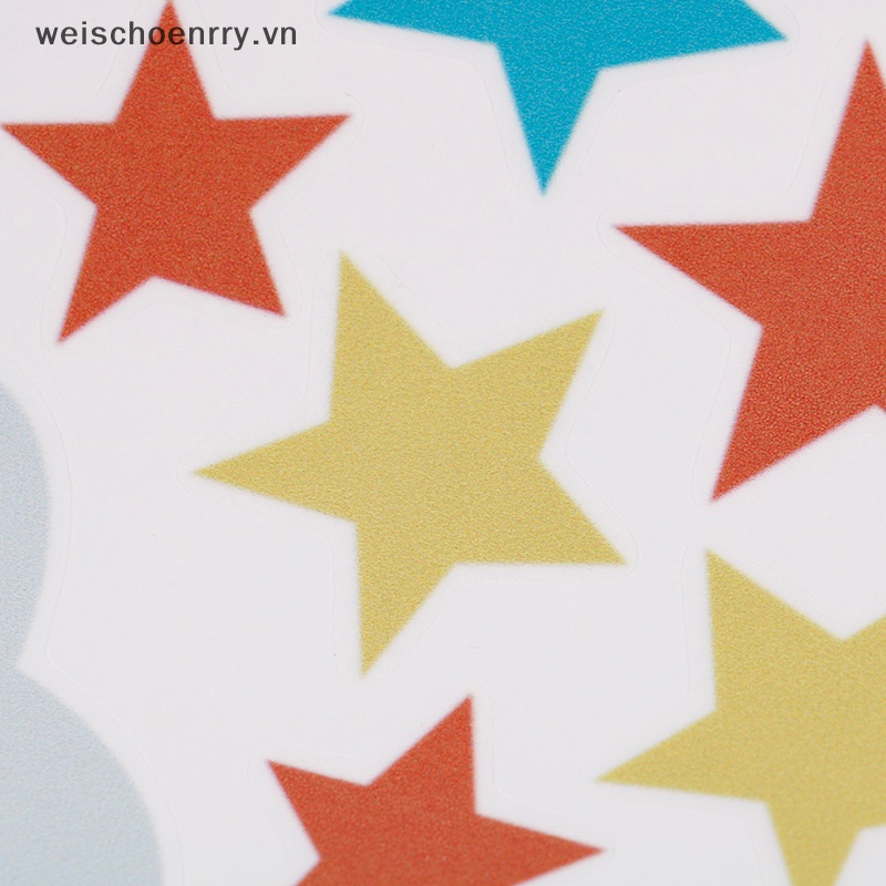 Sticker Dán Tường Họa Tiết Ngôi Sao Mưa Dễ Thương Bắt Mắt